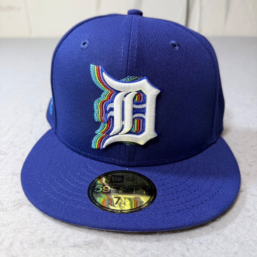 New Era Detroit Tigers 59FIFTY Fitted Hat 7 1/4 1968 World Series Champions 50th